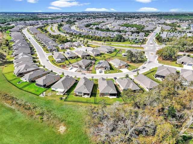 aerial view featuring a residential view