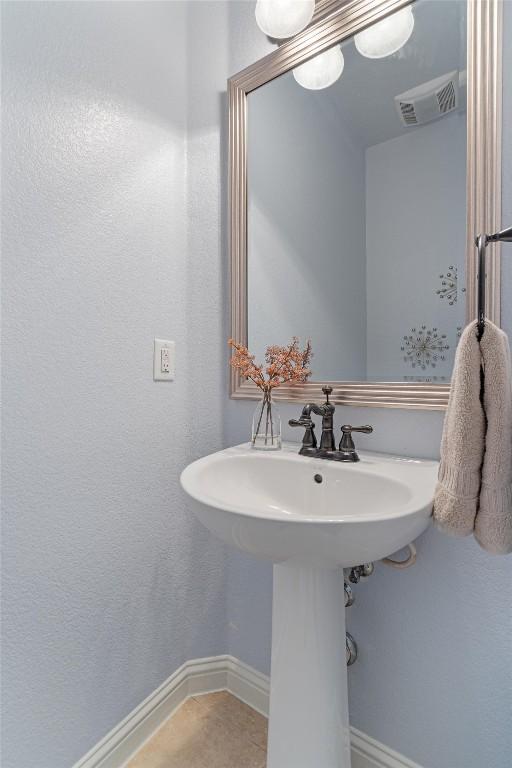 bathroom featuring tile patterned floors