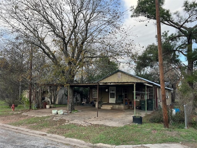 bungalow with covered porch