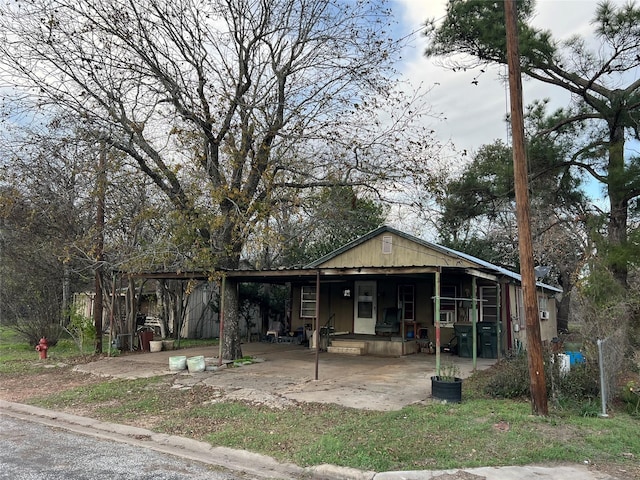 view of bungalow-style house