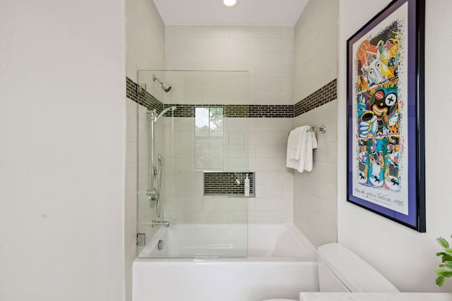 1005 Jewell St, Austin, TX 78704 - full bathroom featuring bathtub / shower combination and recessed lighting