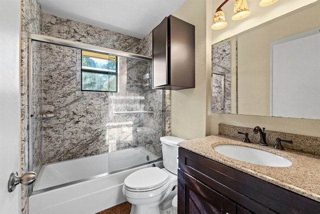 104 Thompson St, Cedar Park, TX 78613 - full bathroom with vanity and bath / shower combo with glass door