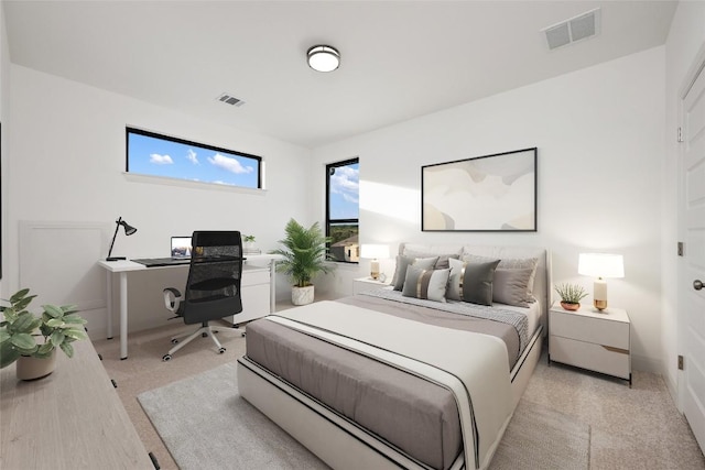7501 Becasseau Dr, Austin, TX 78738 - bedroom featuring light carpet and a desk