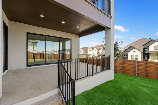 7501 Becasseau Dr, Austin, TX 78738 - patio / terrace with a residential view and a patio
