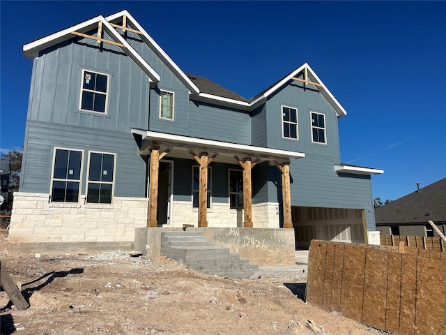 craftsman-style home featuring a porch