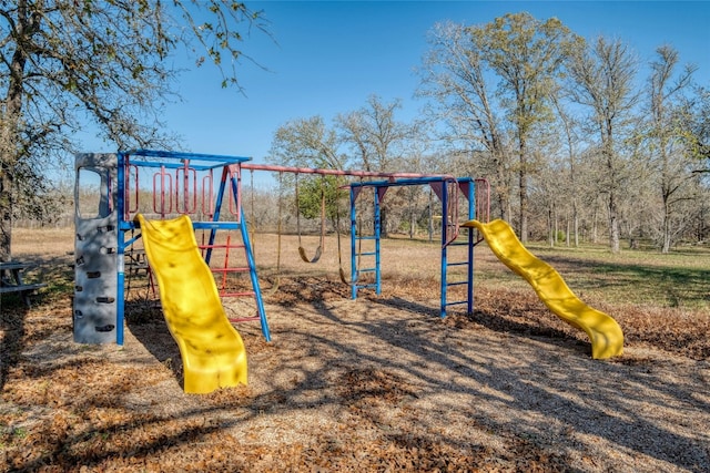 view of jungle gym