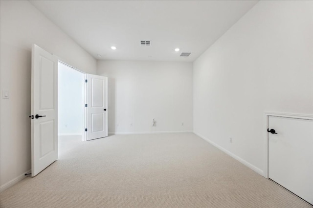 empty room with light carpet