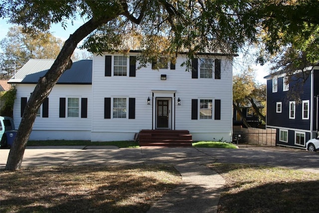 view of colonial inspired home