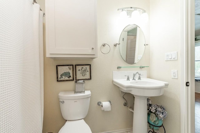 bathroom with toilet