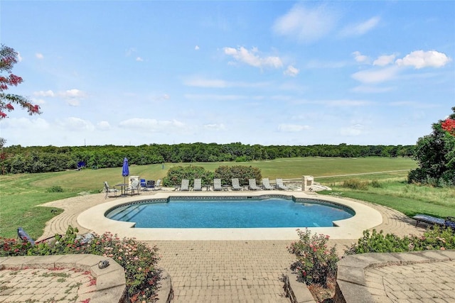 13628 Gregg Manor Rd, Manor, TX 78653 - outdoor pool with a patio area and a yard
