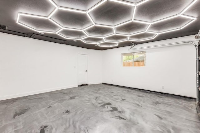 interior space featuring concrete flooring