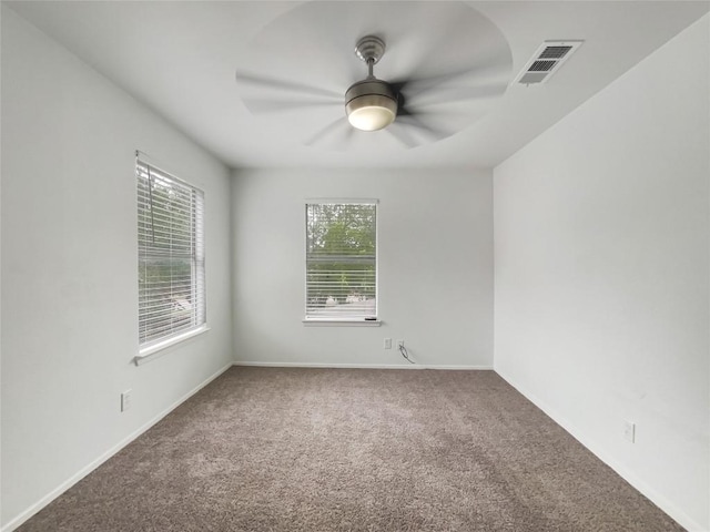 3424 Clarksburg Dr, Austin, TX 78745 - empty room with carpet, ceiling fan, and baseboards