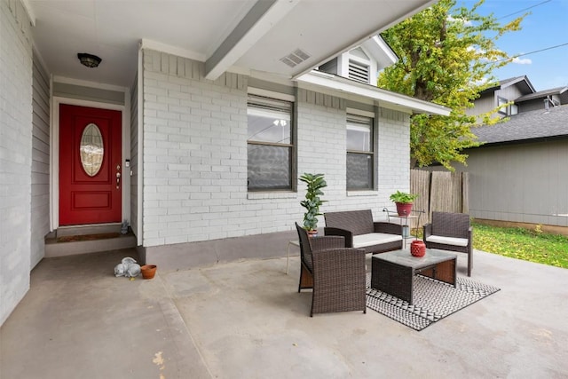 view of patio / terrace with outdoor lounge area