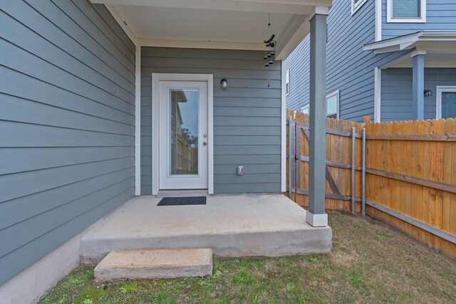 view of entrance to property