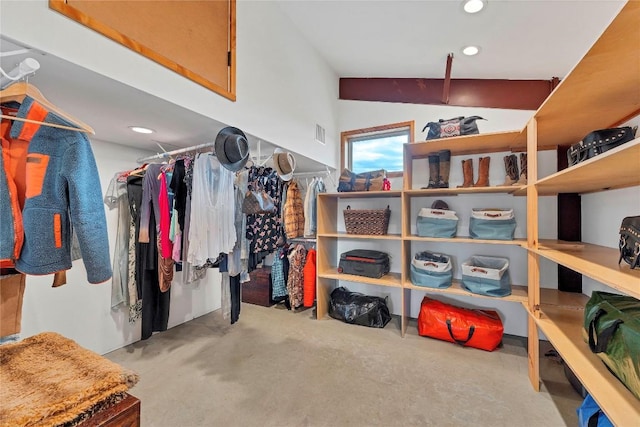 176 Elk Rdg, Canyon Lake, TX 78133 - spacious closet featuring carpet flooring