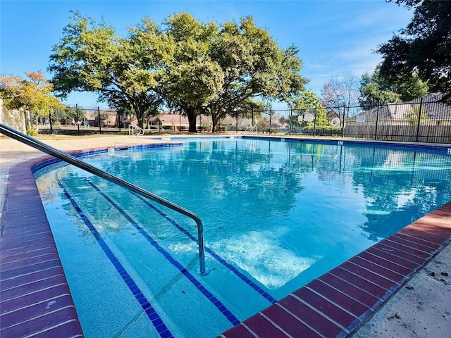 view of pool