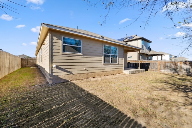 view of rear view of property