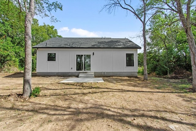 back of house featuring a patio