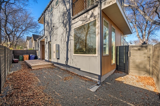 409 W Odell St Unit 2, Austin, TX 78752 - view of side of property featuring a fenced backyard and a gate