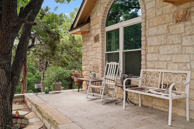 view of patio