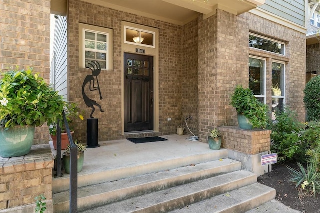 property entrance with a porch