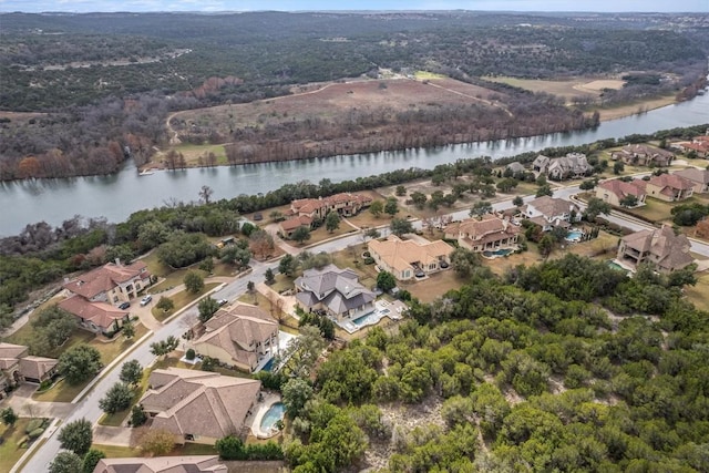 11600 Shoreview Overlook, Austin, TX 78732 - aerial overview of property's location featuring a large body of water and nearby suburban area