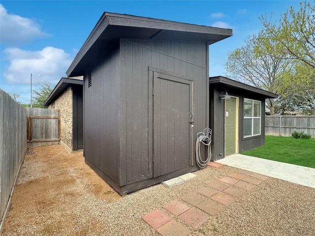 view of outbuilding