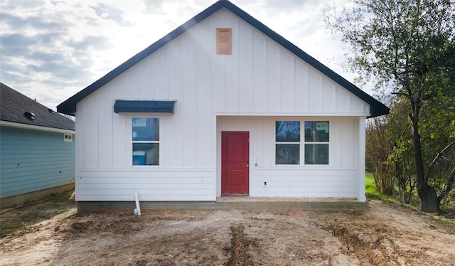 view of rear view of property