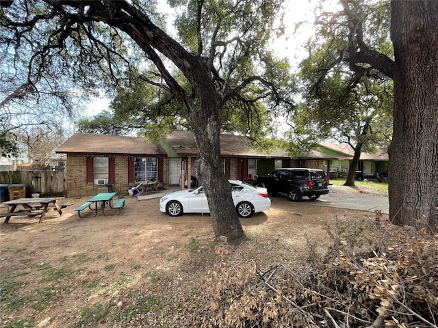 view of ranch-style house