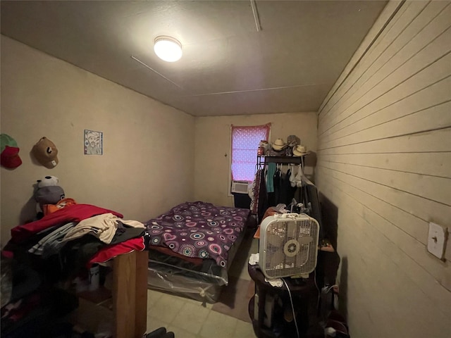 bedroom featuring cooling unit