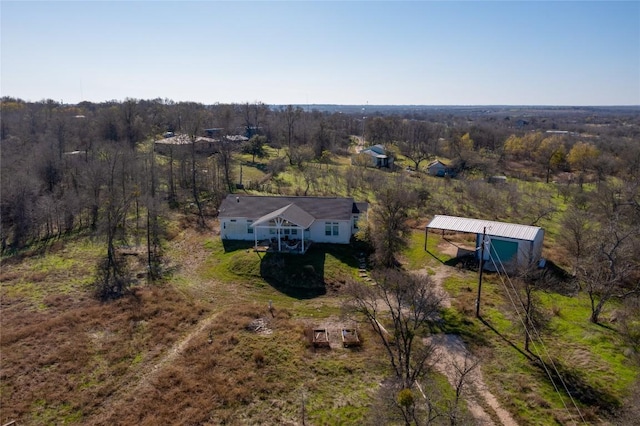 15701 Forest Glenn Cv, Del Valle, TX 78617 - view of subject property with a heavily wooded area