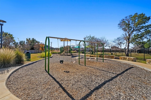 view of jungle gym