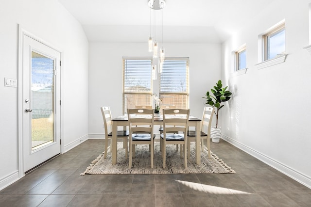 view of dining room