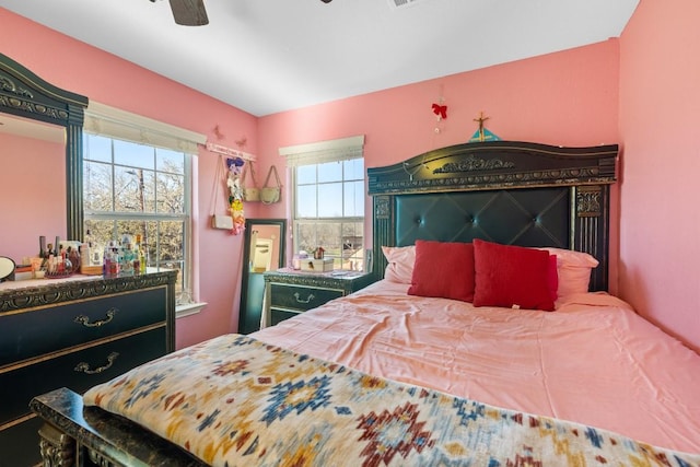 455 High View Ranch Dr, Cedar Creek, TX 78612 - bedroom featuring ceiling fan