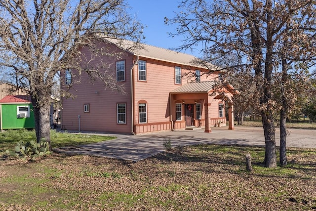 view of rear view of property