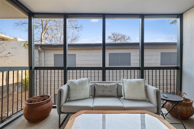 sunroom / solarium featuring plenty of natural light