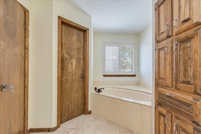 bathroom with a bathtub