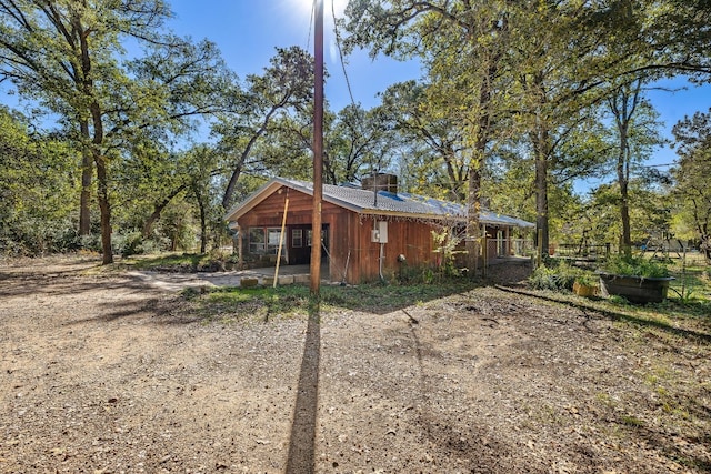 view of rear view of property