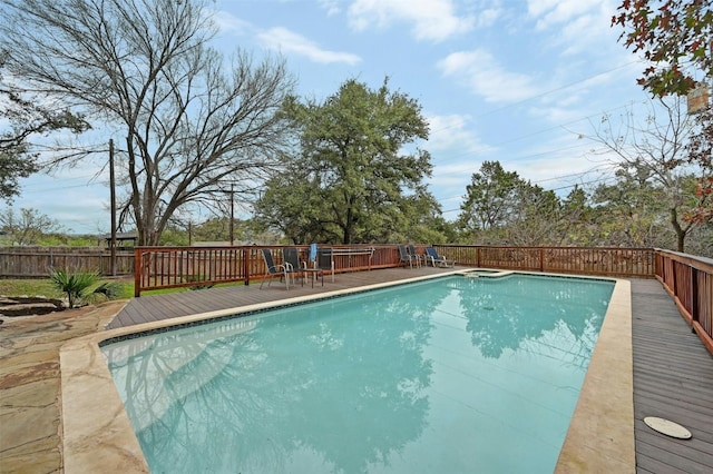 view of pool