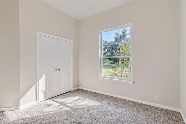 empty room featuring carpet floors