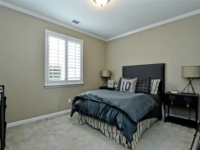 5021 Pyrenees Pass, Austin, TX 78738 - carpeted bedroom with crown molding and baseboards