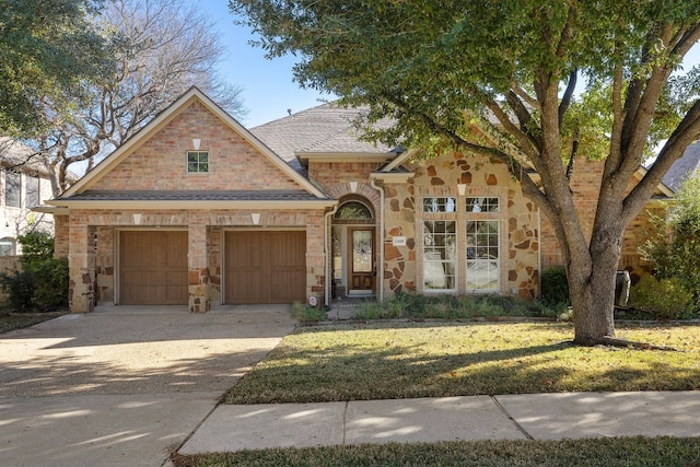 view of front of property with a front yard