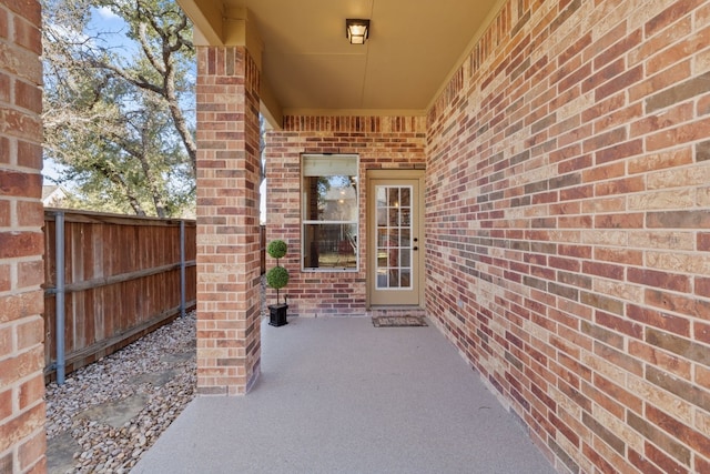 view of patio