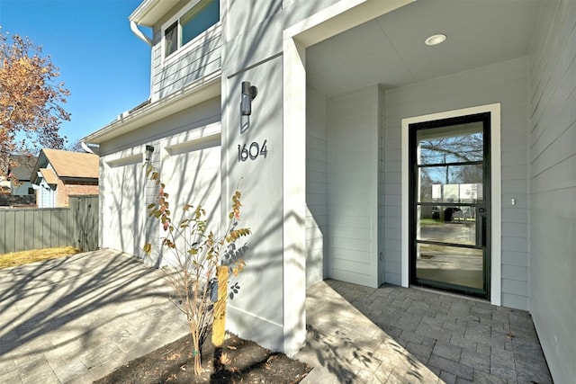 view of entrance to property