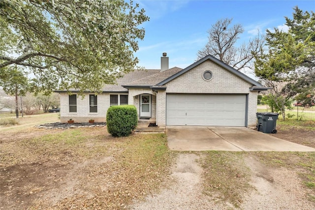 ranch-style house with a garage