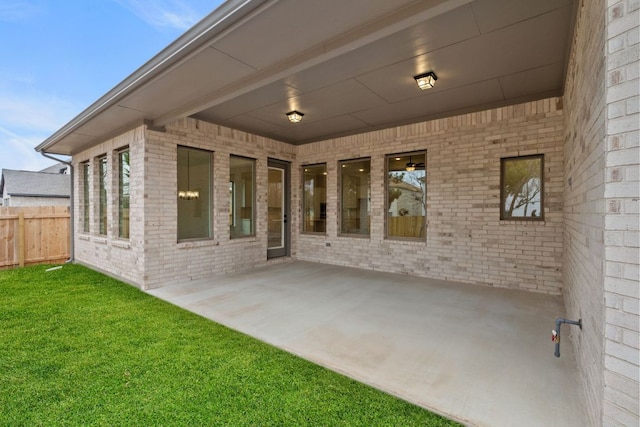1701 Sauterne Dr, Leander, TX 78641 - view of patio featuring fence