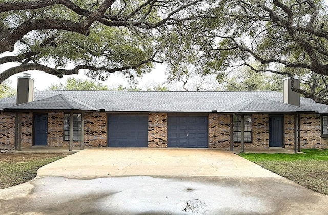 ranch-style house with a garage