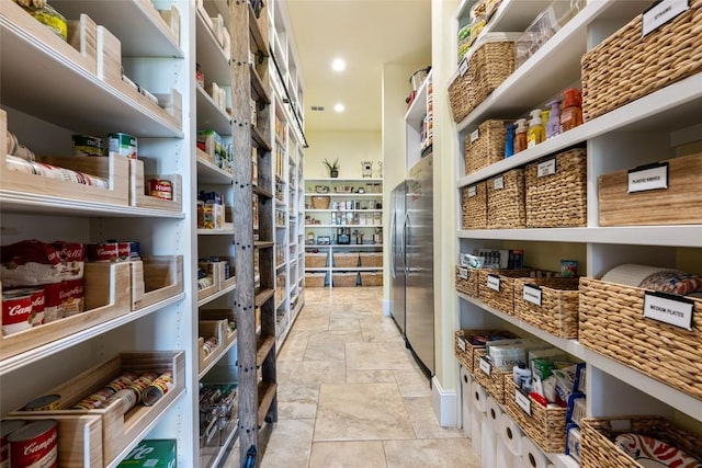 view of pantry