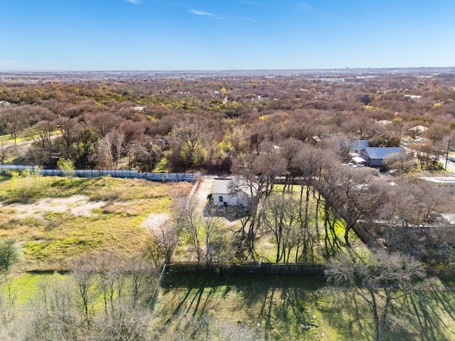 bird's eye view with a rural view