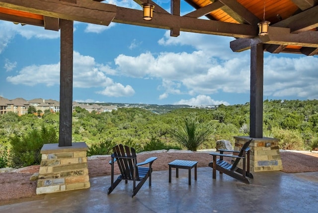 view of patio